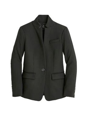 J. Crew Regent Blazer Black Size 12T Work Career